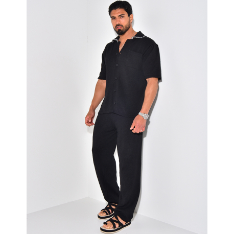Ensemble pantalon et chemise manches longues Ensemble pantalon et chemise manches longues