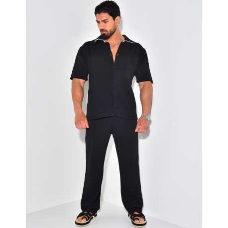 Ensemble pantalon et chemise manches longues Ensemble pantalon et chemise manches longues