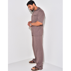 Ensemble pantalon et chemise manches longues Ensemble pantalon et chemise manches longues