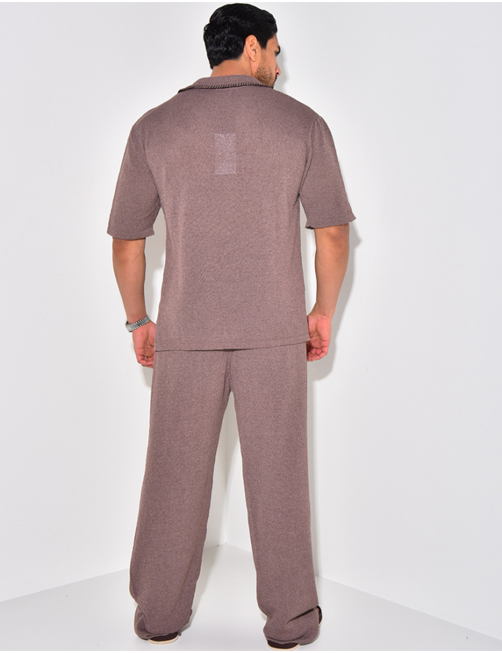 Ensemble pantalon et chemise manches longues Ensemble pantalon et chemise manches longues