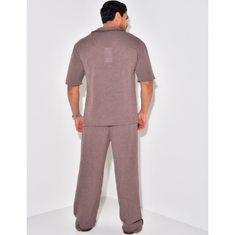 Ensemble pantalon et chemise manches longues Ensemble pantalon et chemise manches longues