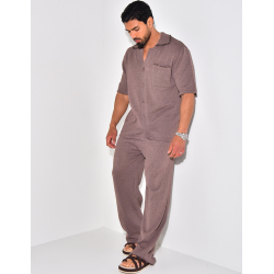 Ensemble pantalon et chemise manches longues Ensemble pantalon et chemise manches longues