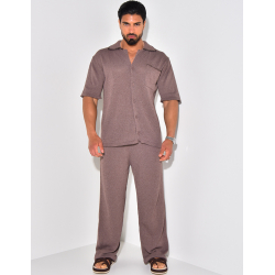 Ensemble pantalon et chemise manches longues Ensemble pantalon et chemise manches longues