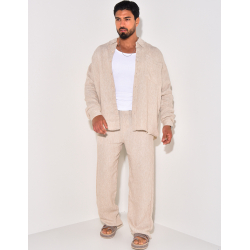 Ensemble pantalon et chemise côtelé Ensemble pantalon et chemise côtelé