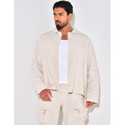 Chemise manches longues en lin Chemise manches longues en lin