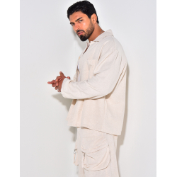 Chemise manches longues en lin Chemise manches longues en lin