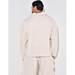 Chemise manches longues en lin Chemise manches longues en lin