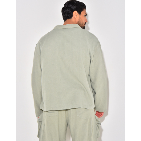 Chemise manches longues en lin