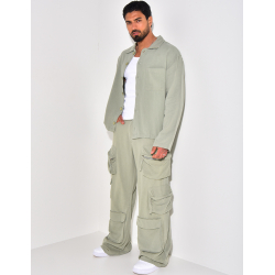 Chemise manches longues en lin