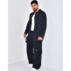 Chemise manches longues en lin