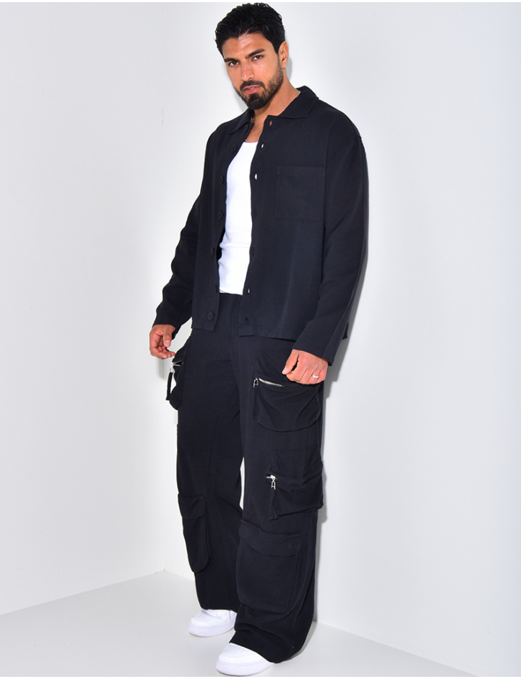 Chemise manches longues en lin