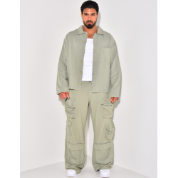 Pantalon en lin à poches Pantalon en lin à poches