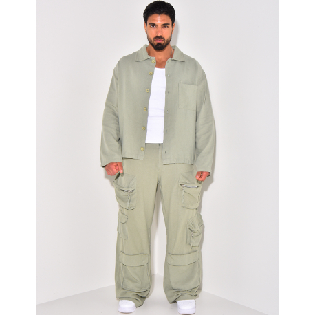 Pantalon en lin à poches Pantalon en lin à poches