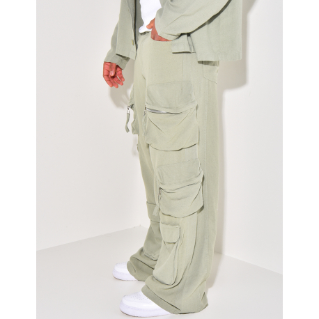 Pantalon en lin à poches Pantalon en lin à poches