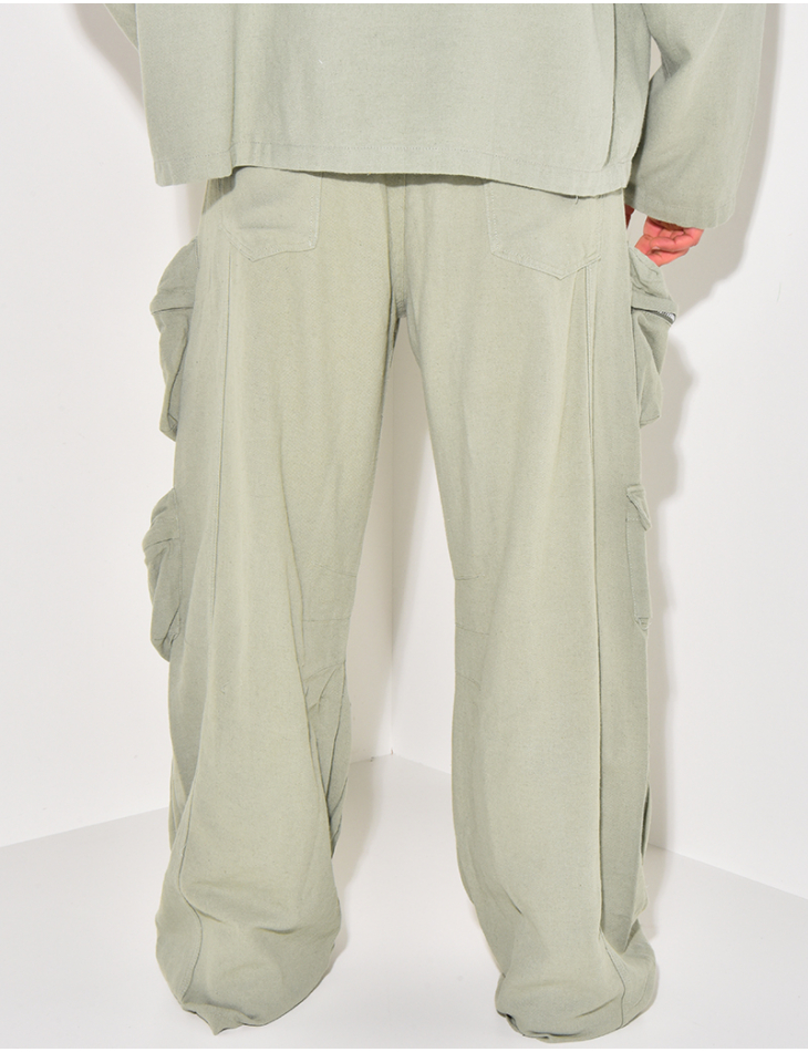 Pantalon en lin à poches Pantalon en lin à poches