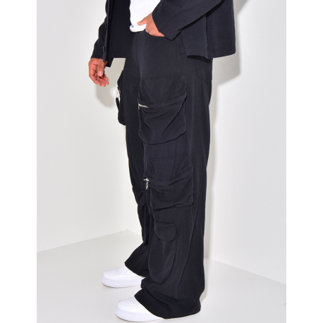 Pantalon en lin à poches