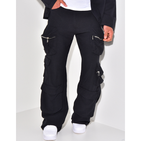 Pantalon en lin à poches