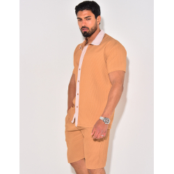 Ensemble haut et short bi color Ensemble haut et short bi color