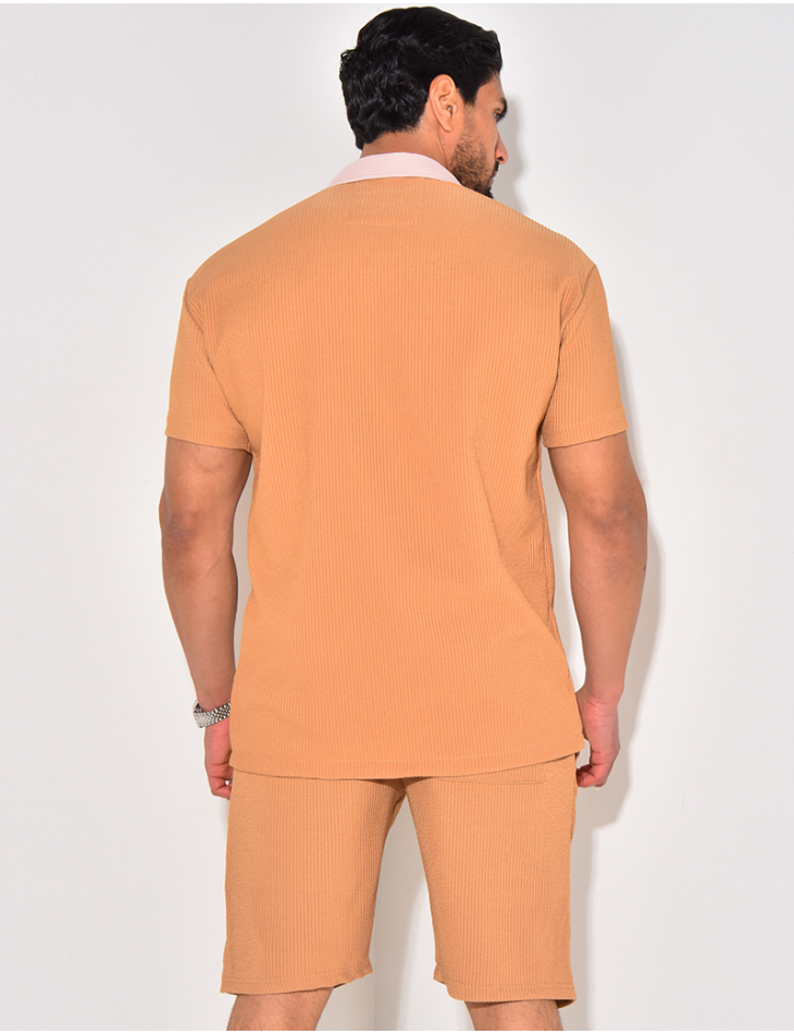 Ensemble haut et short bi color Ensemble haut et short bi color