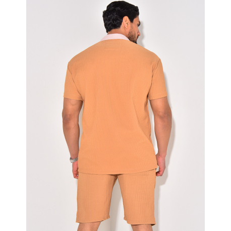 Ensemble haut et short bi color Ensemble haut et short bi color