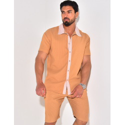 Ensemble haut et short bi color Ensemble haut et short bi color