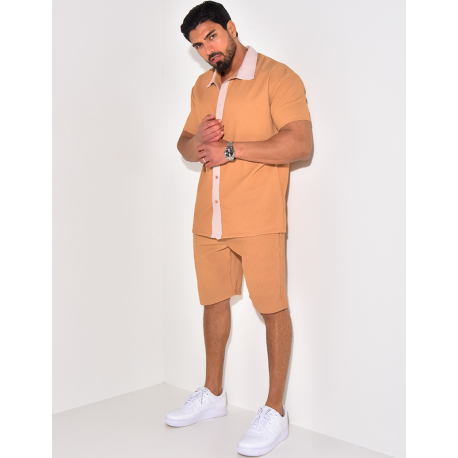 Ensemble haut et short bi color Ensemble haut et short bi color