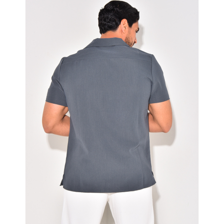 Chemise uni manches courtes Chemise uni manches courtes