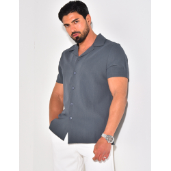 Chemise uni manches courtes Chemise uni manches courtes