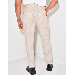 Pantalon homme à rayures Pantalon homme à rayures