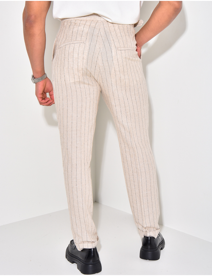 Pantalon homme à rayures Pantalon homme à rayures