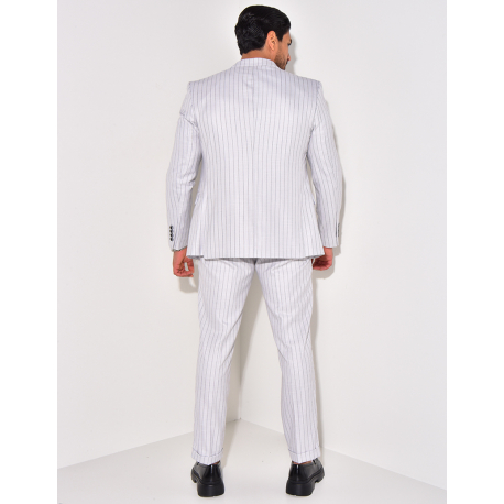 Ensemble de costume 2 pièces à rayures