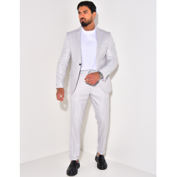 Ensemble de costume 2 pièces à rayures