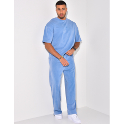 Ensemble pantalon et t-shirt délavé