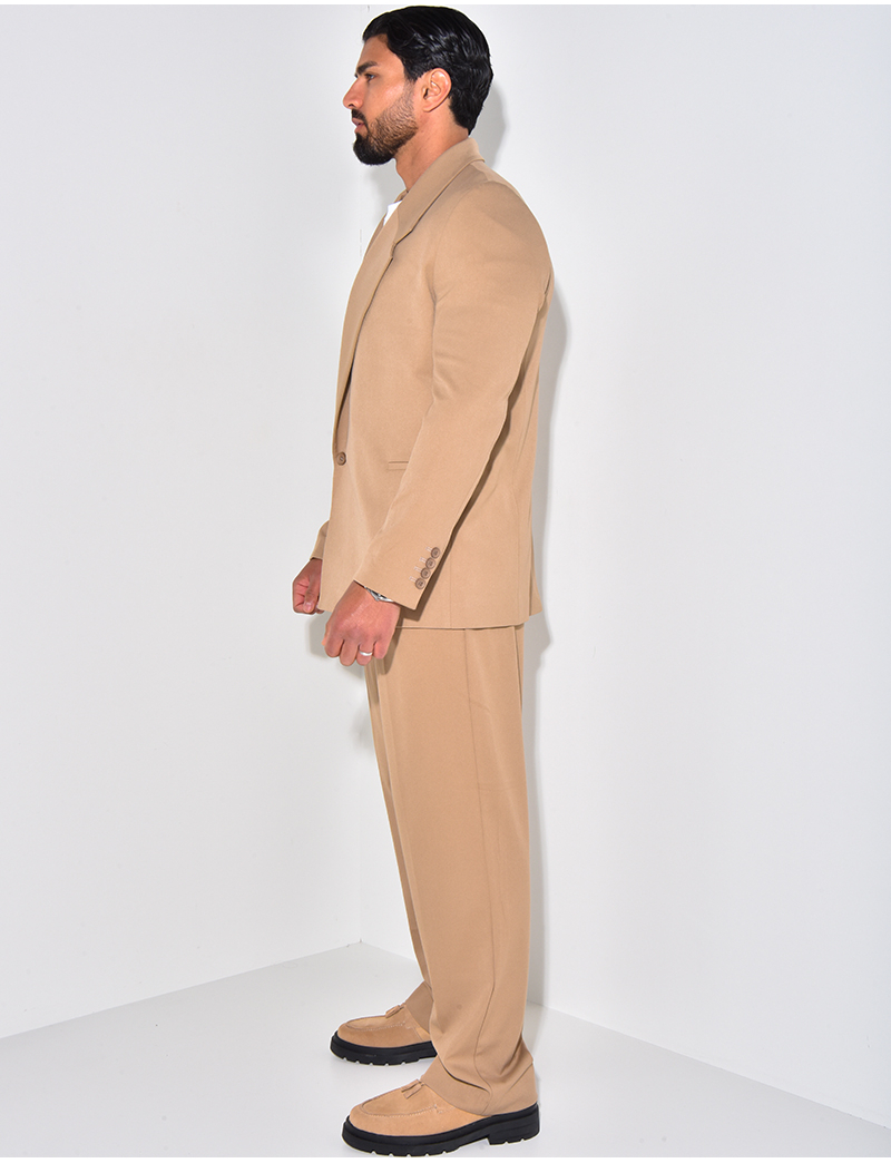 Costume Détendu Décontracté Deux-Pièces
