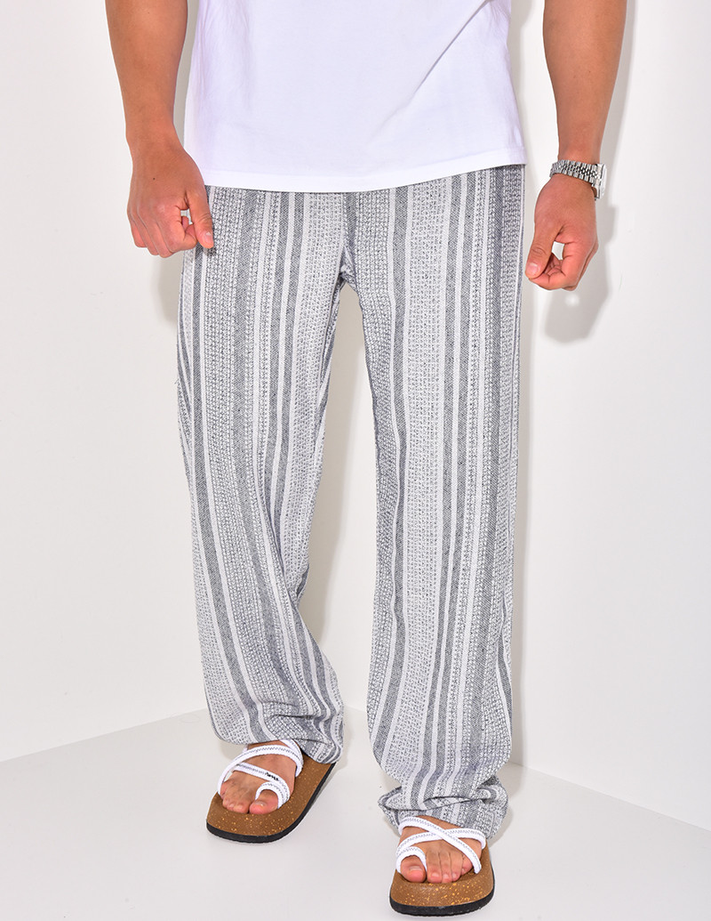 Pantalon rayé