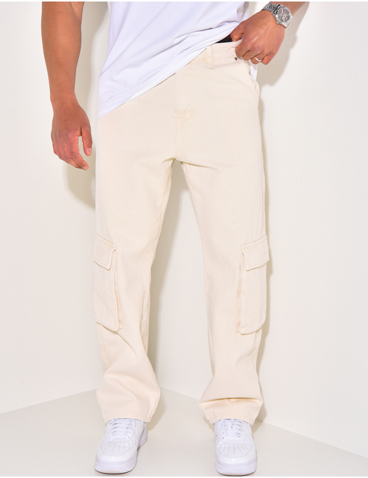 Pantalon cargo à poches  Pantalon cargo à poches