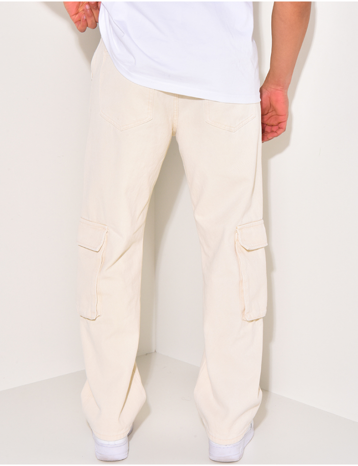 Pantalon cargo à poches  Pantalon cargo à poches