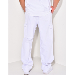 Jeans à poches et ceinture élastique