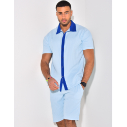 Ensemble haut et short bi color Ensemble haut et short bi color