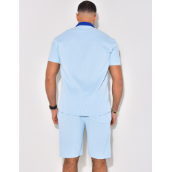 Ensemble haut et short bi color Ensemble haut et short bi color