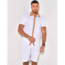 Ensemble haut et short bi color Ensemble haut et short bi color