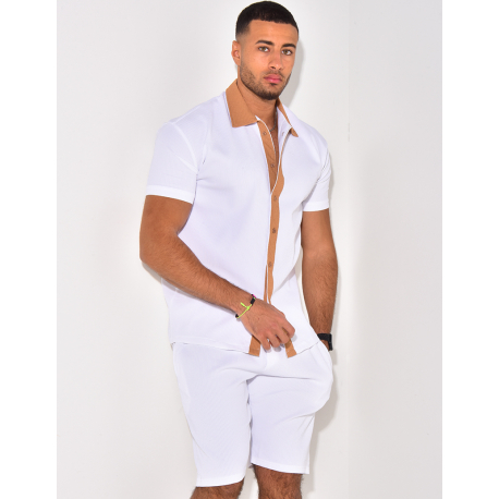 Ensemble haut et short bi color Ensemble haut et short bi color