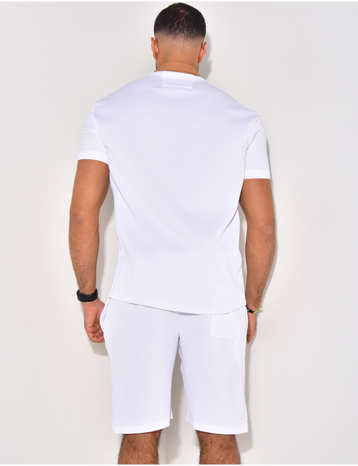 Ensemble haut et short bi color Ensemble haut et short bi color