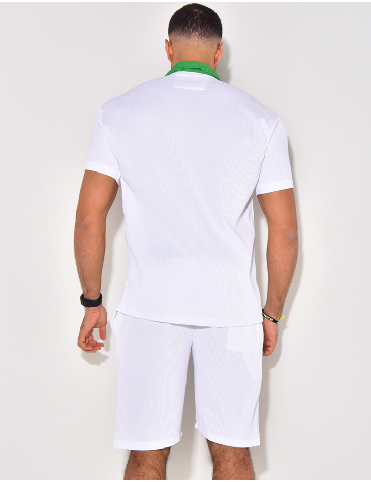 Ensemble haut et short bi color Ensemble haut et short bi color