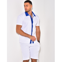 Ensemble haut et short bi color Ensemble haut et short bi color