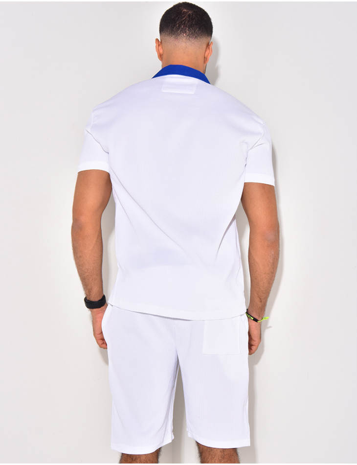 Ensemble haut et short bi color Ensemble haut et short bi color