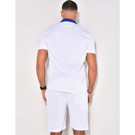 Ensemble haut et short bi color Ensemble haut et short bi color
