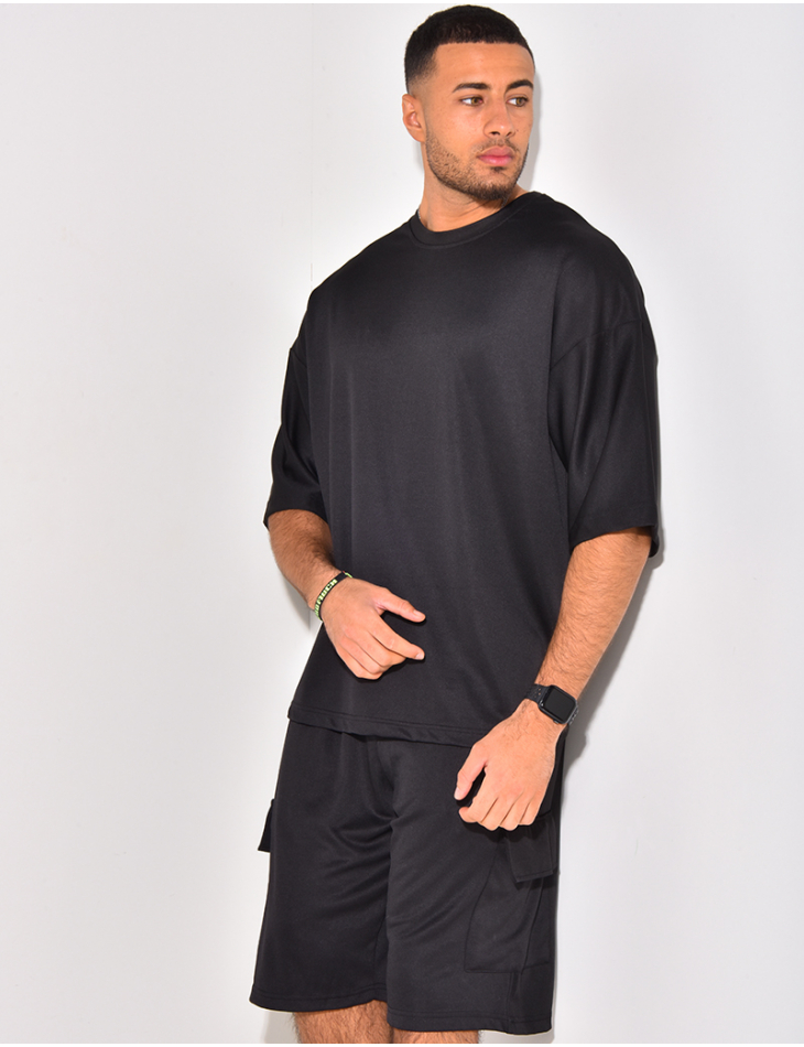 Ensemble short et t-shirt à poches Ensemble short et t-shirt à poches