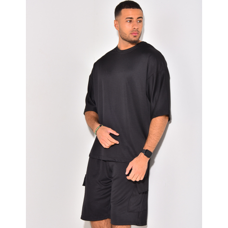 Ensemble short et t-shirt à poches Ensemble short et t-shirt à poches