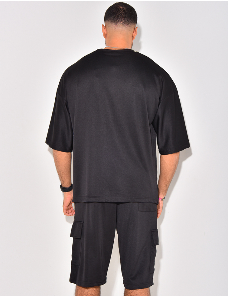 Ensemble short et t-shirt à poches Ensemble short et t-shirt à poches